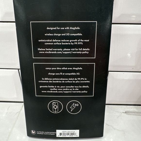 Kate Spade new York Apple iPhone 14/iPhone 13 Protective Hardshell Case with - Picture 3 of 3